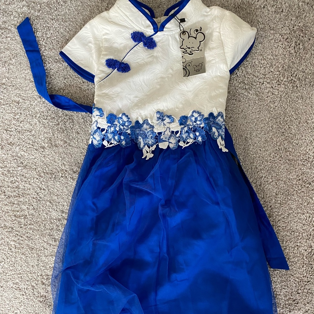 Brand new! Oriental girls dress 9-10 size 150 cm